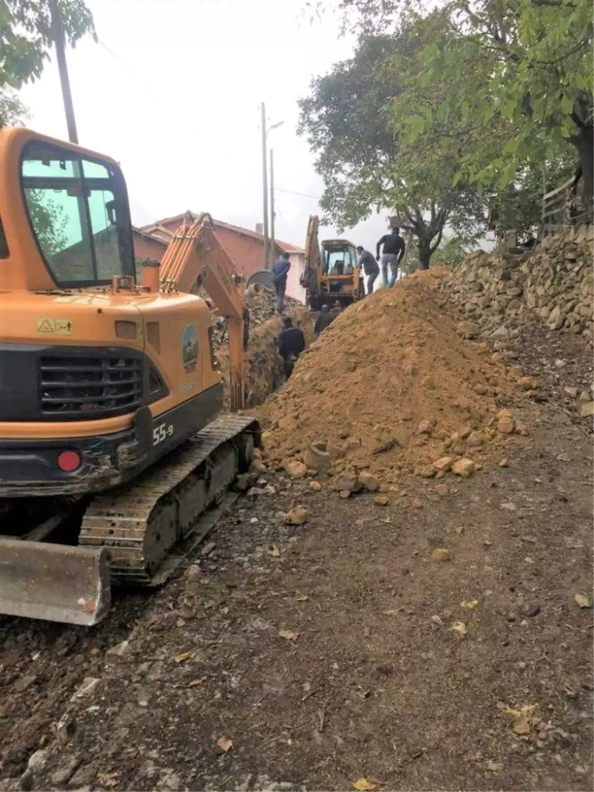 Boyalı\'da içmesuyu ve kanalizasyon hattı yenilendi