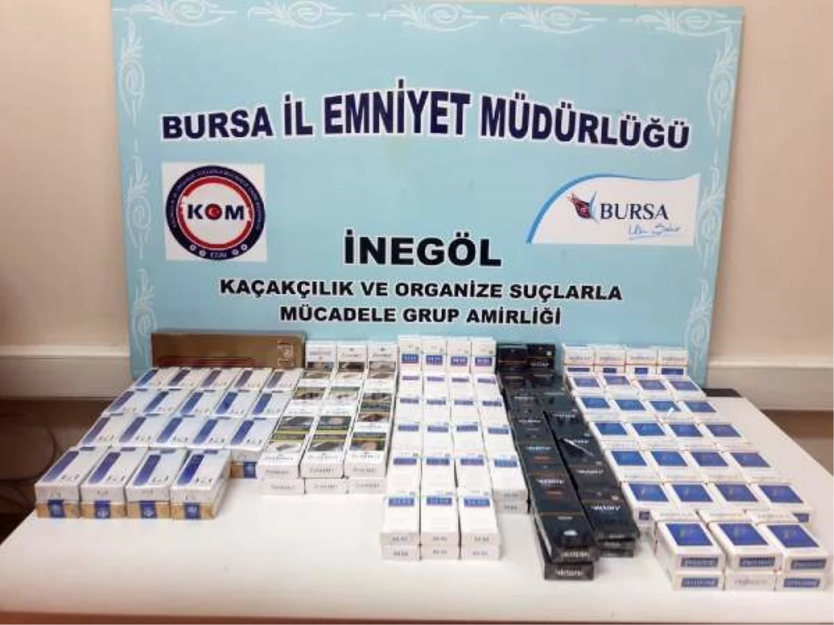 Bursa\'da 70 kilo kaçak tütün ve 300 paket kaçak sigara ele geçirildi