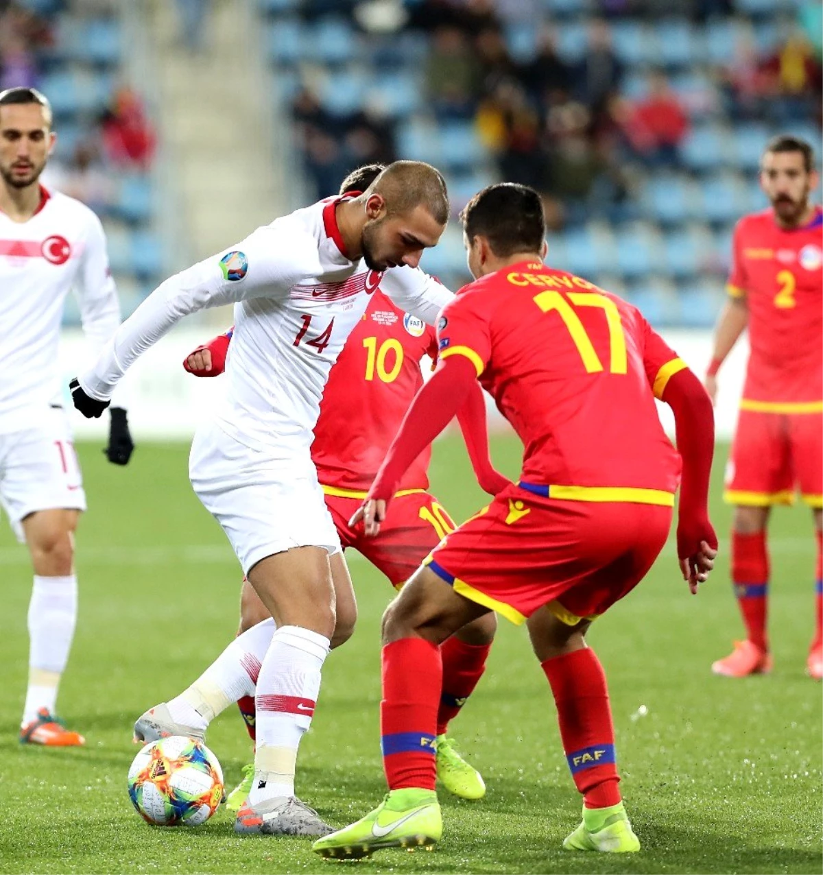EURO 2020 Elemeleri: Andorra: 0 - Türkiye: 2 (İlk yarı)