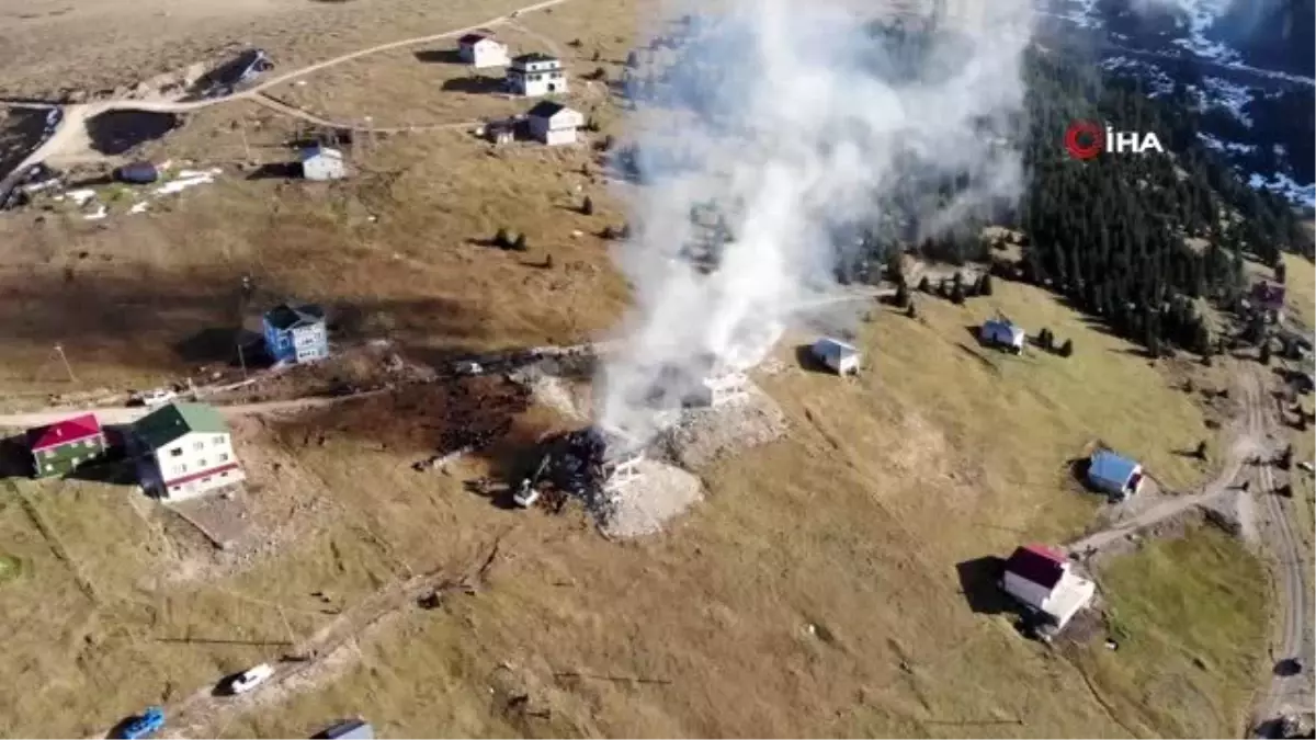 Haçka yaylasında kundaklanan evler yayla sakinlerini korkutuyor