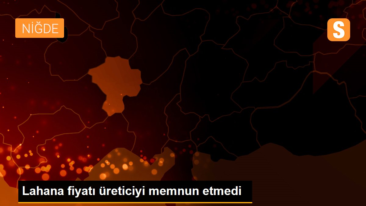 Lahana fiyatı üreticiyi memnun etmedi