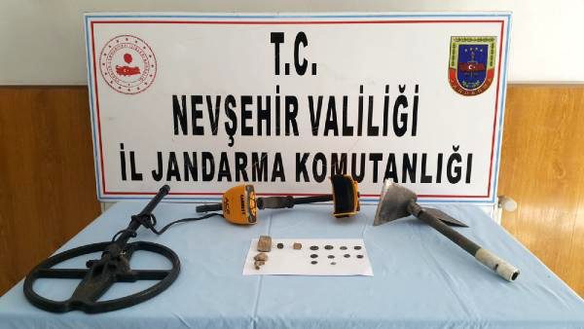 Nevşehir\'de kaçak kazıya 1 gözaltı