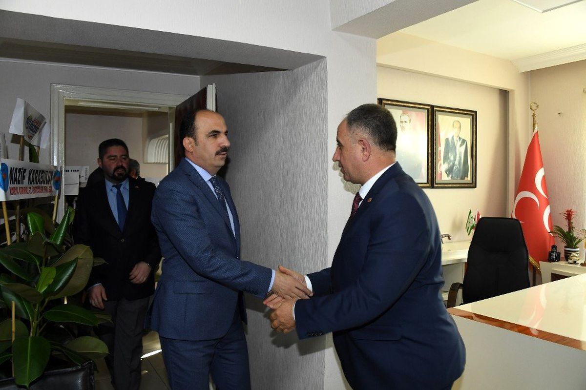 Başkan Altay, MHP İl Başkanı Karaarslan\'ı ziyaret etti
