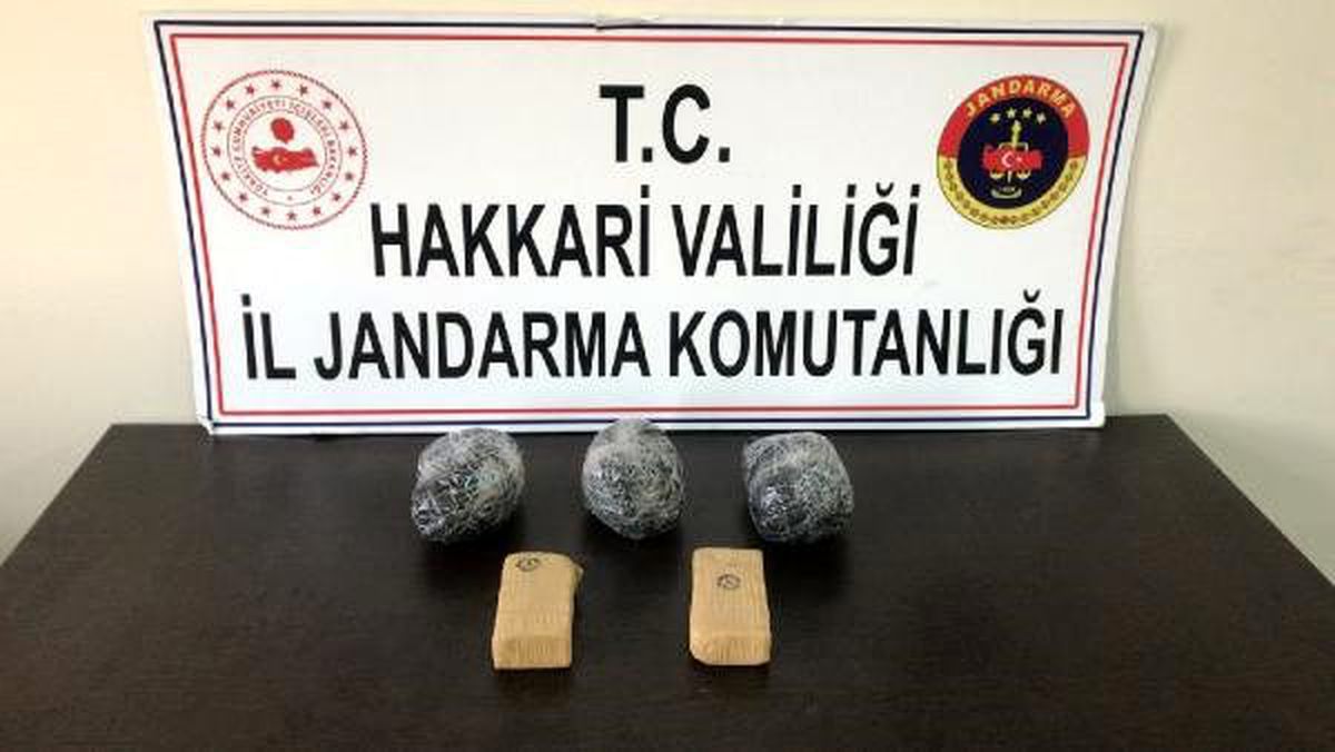 Hakkari\'de uyuşturucu operasyonu