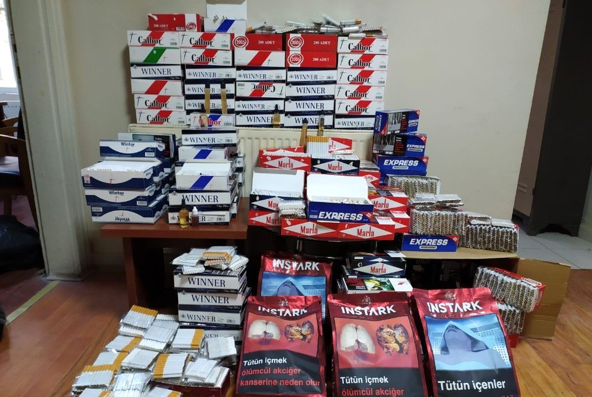 Kütahya\'daki kaçak tütün operasyonuna 2 tutuklama