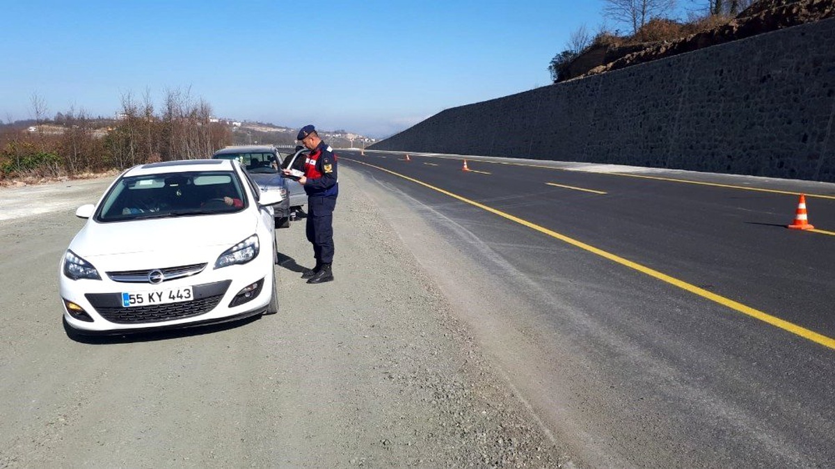 Ordu\'daki trafik kazalarının yarısı aşırı hızdan