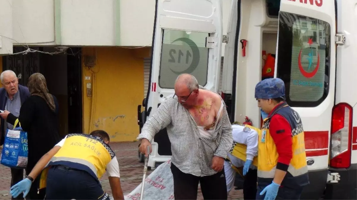 Sigarasını yaktığı çakmağı kapatmadan cebine koyan engelli vatandaş ölümden döndü