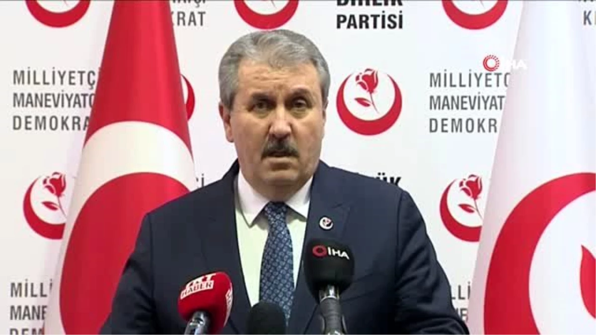 BBP Genel Başkanı Destici: "Sineyi millet sizi kabul eder mi, siz dönseniz dönseniz sineyi PKK\'ya...