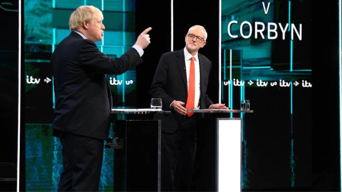 Boris Johnson ve Jeremy Corbyn\'in canlı yayında karşı karşıya gelmesi İngiltere basınında:...