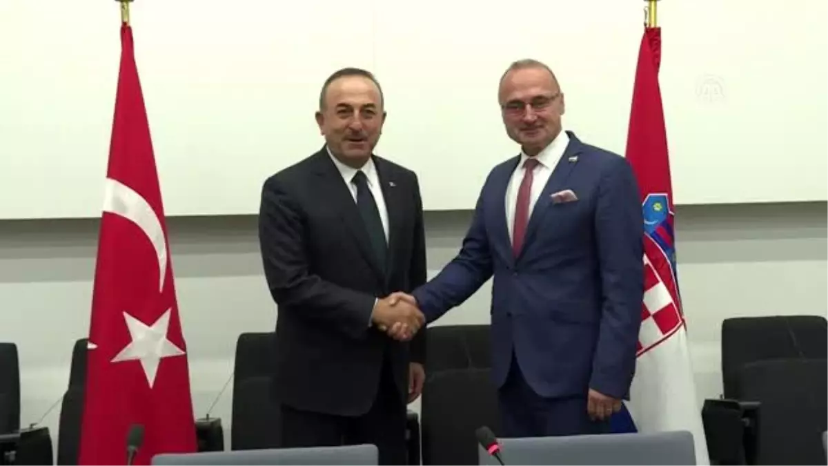 Çavuşoğlu - Radman görüşmesi