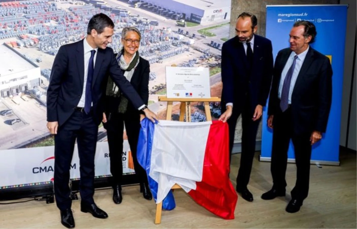 CEVA Lojistik’in Marsilya’daki merkezini Başbakan Edouard Philippe açtı