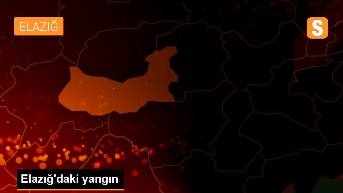 Elazığ\'daki yangın