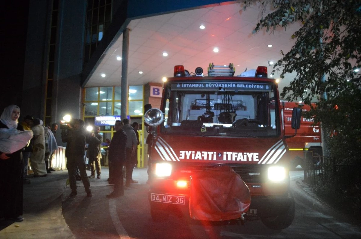 İstanbul\'da korkutan hastane yangını
