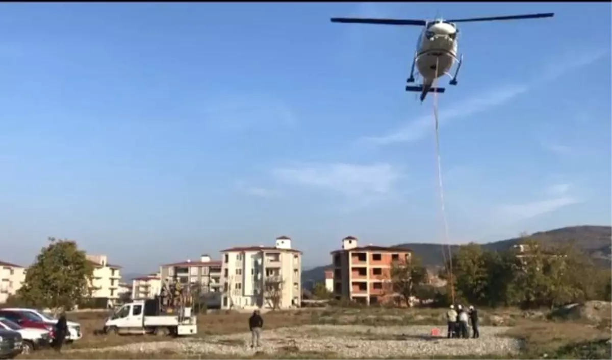 İznik semalarında uçan helikopterin esrarı çözüldü