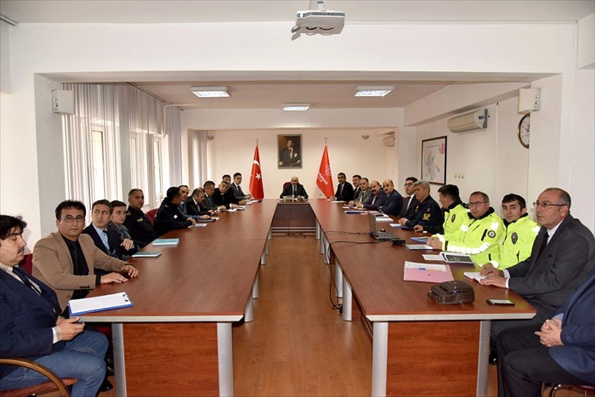 Karaman\'da kış mevsiminde alınacak trafik tedbirleri ele alındı