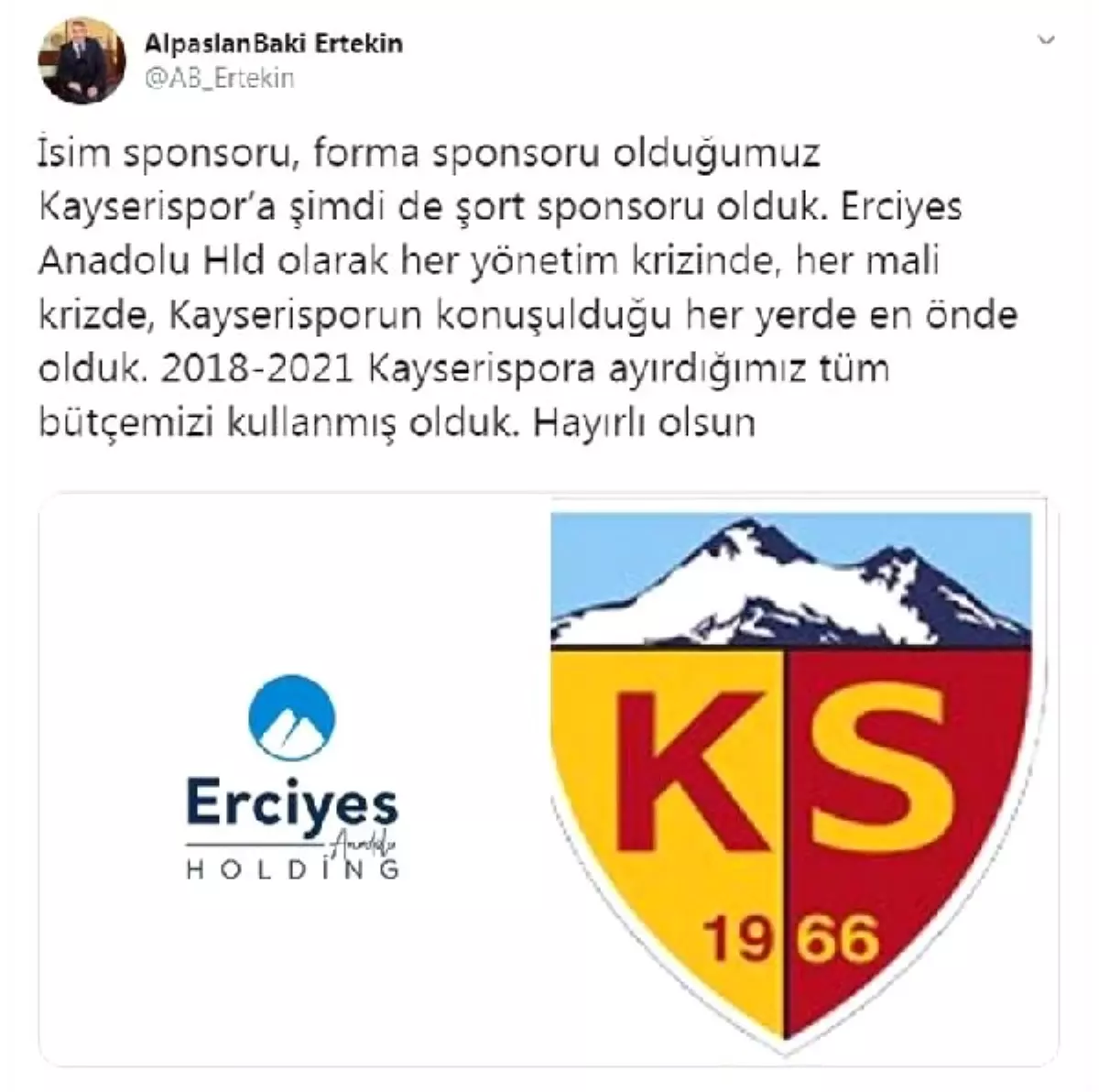 Kayserispor\'a yeni şort sponsoru