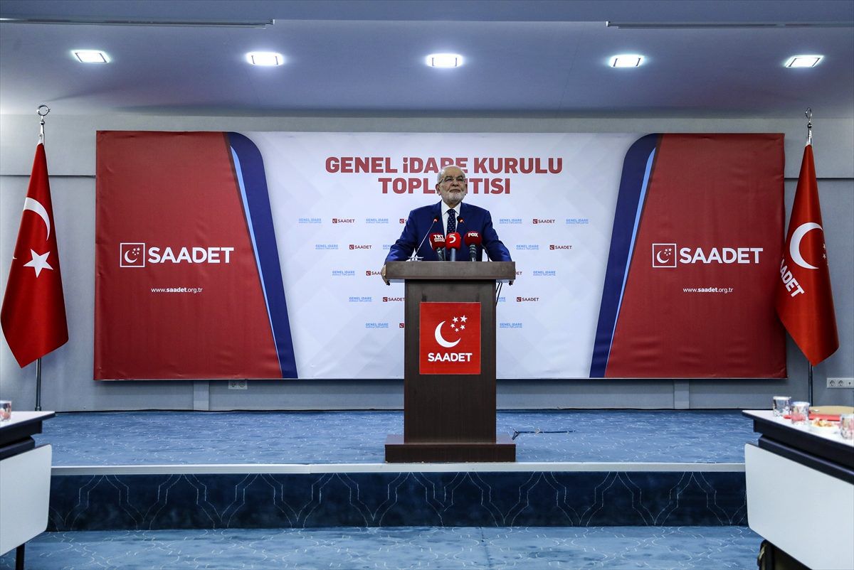 Saadet Partisi Genel Başkanı Temel Karamollaoğlu: "İsrail\'in zulmüne ses çıkarılmıyor"