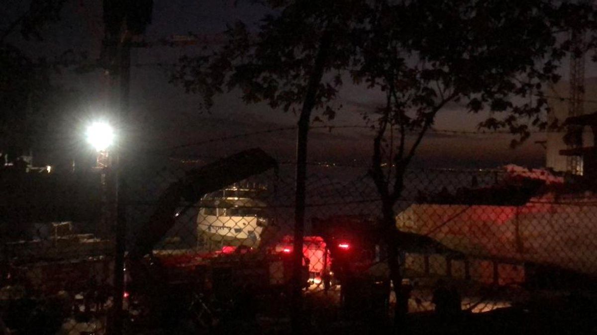 Yalova\'da korkutan gemi yangını