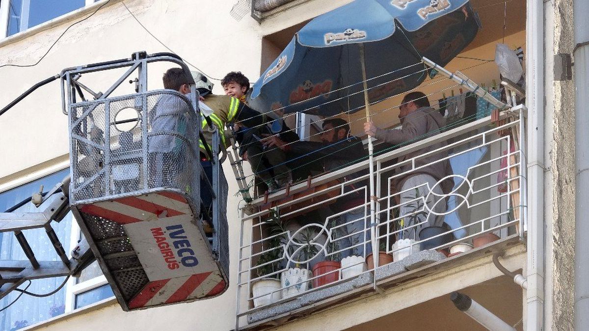 Yangında can pazarı
