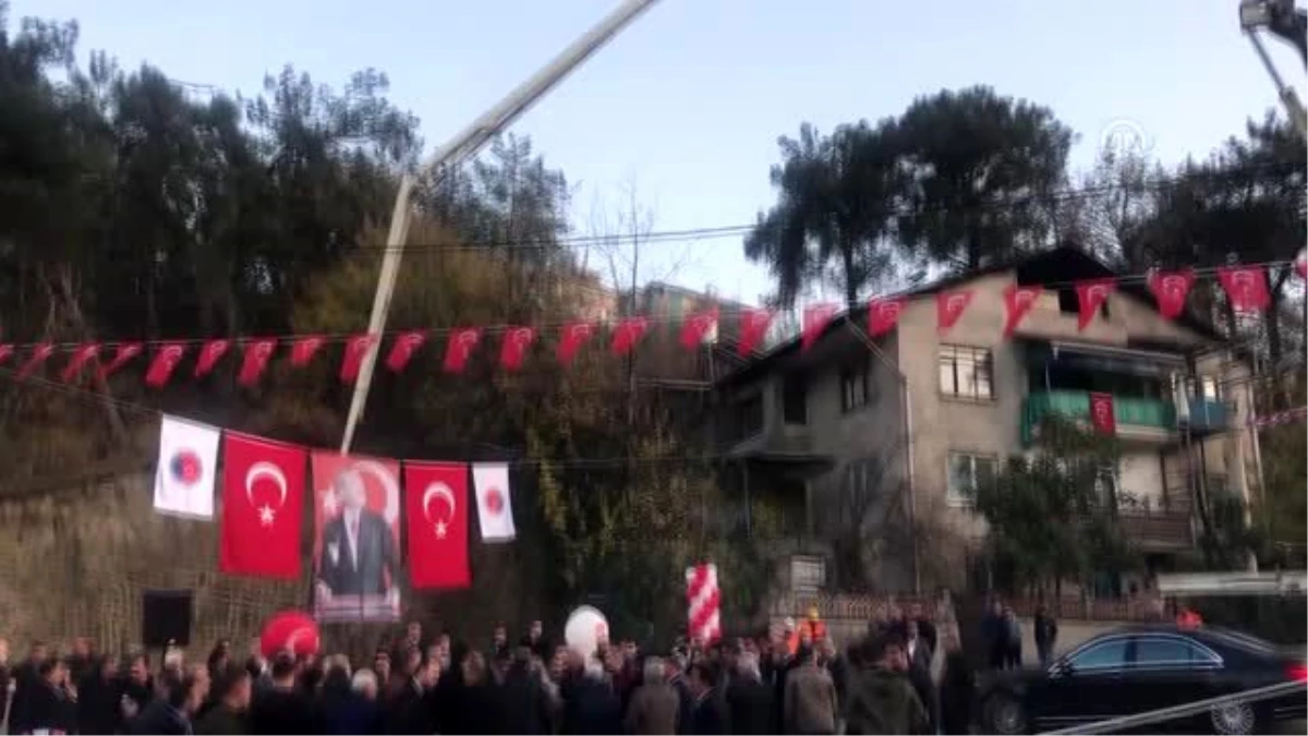 Beşinci kule asansörünün temeli atıldı