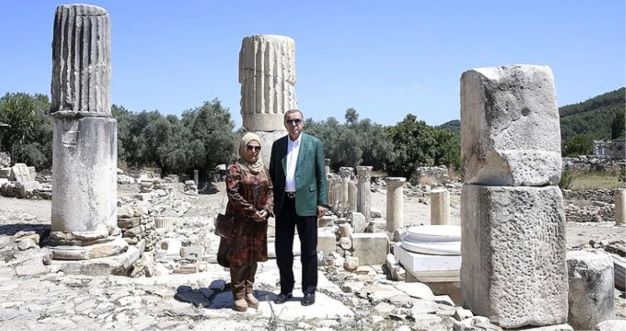 Cumhurbaşkanı Erdoğan\'ın ziyaret ettiği antik kente ilgi arttı