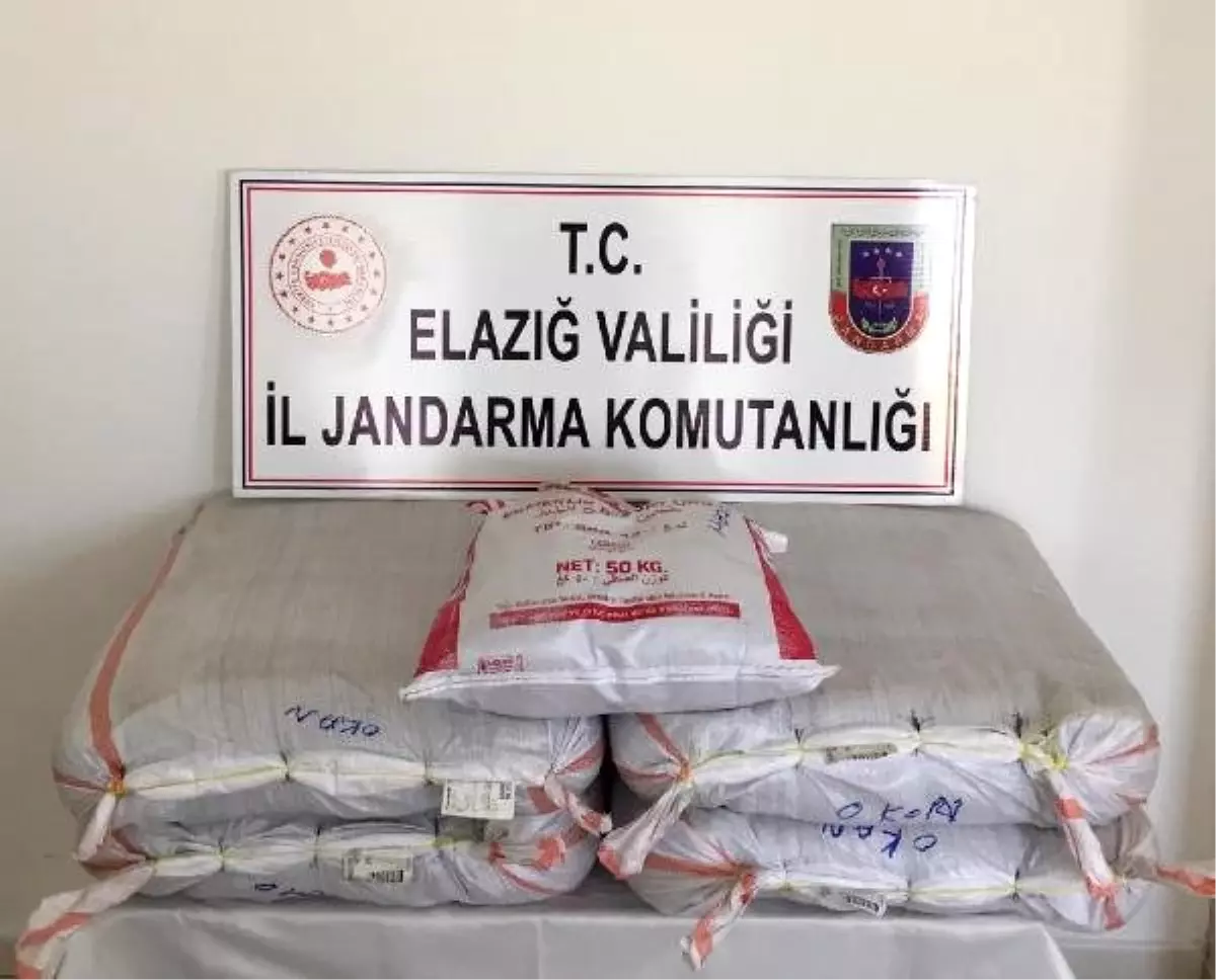 Elazığ\'da 171 kilo kaçak tütün ele geçirildi