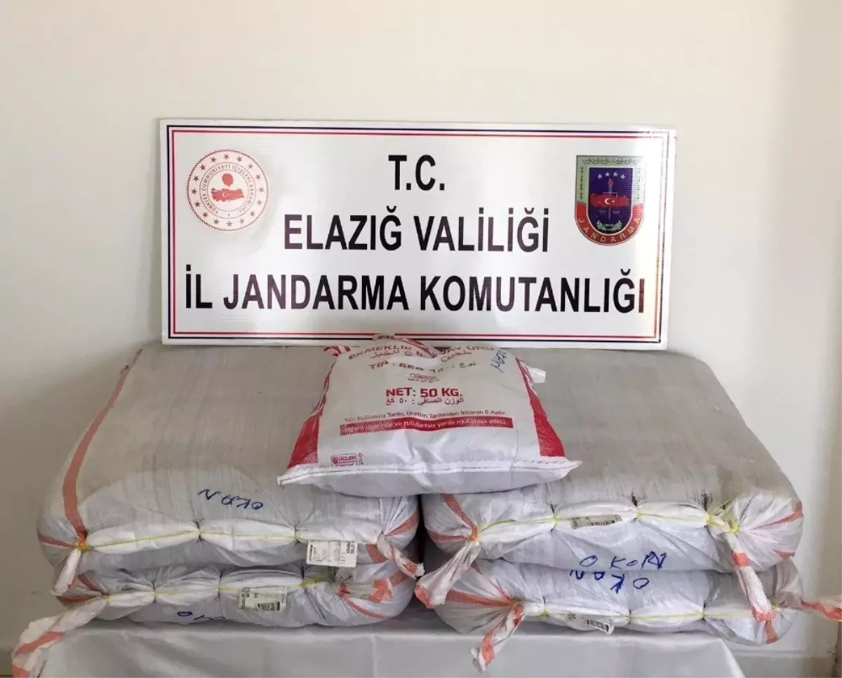 Elazığ\'da 171 kilogram kaçak tütün ele geçirildi