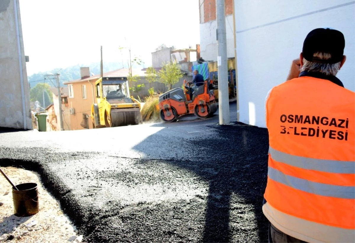 Osmangazi\'den Ovaakça ve Panayır\'da asfalt çalışması
