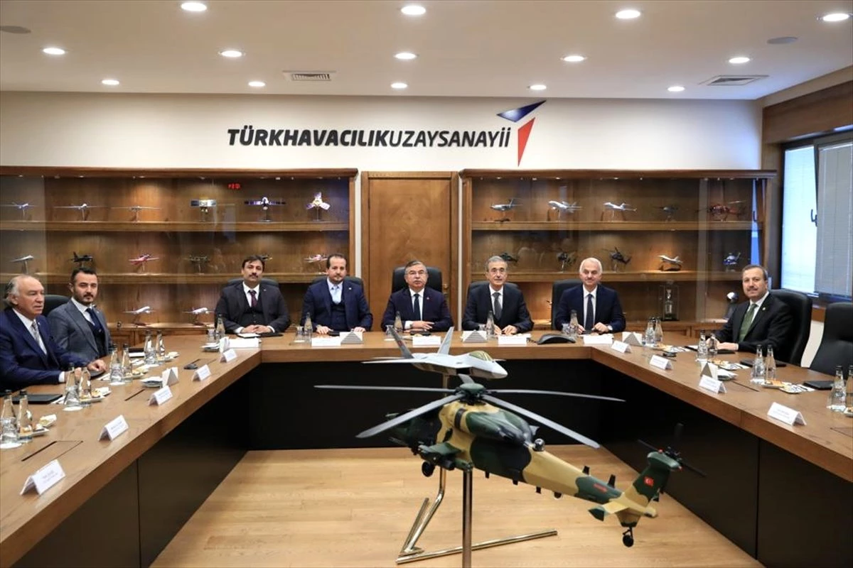 TBMM Milli Savunma Komisyon üyeleri TUSAŞ\'ı ziyaret etti