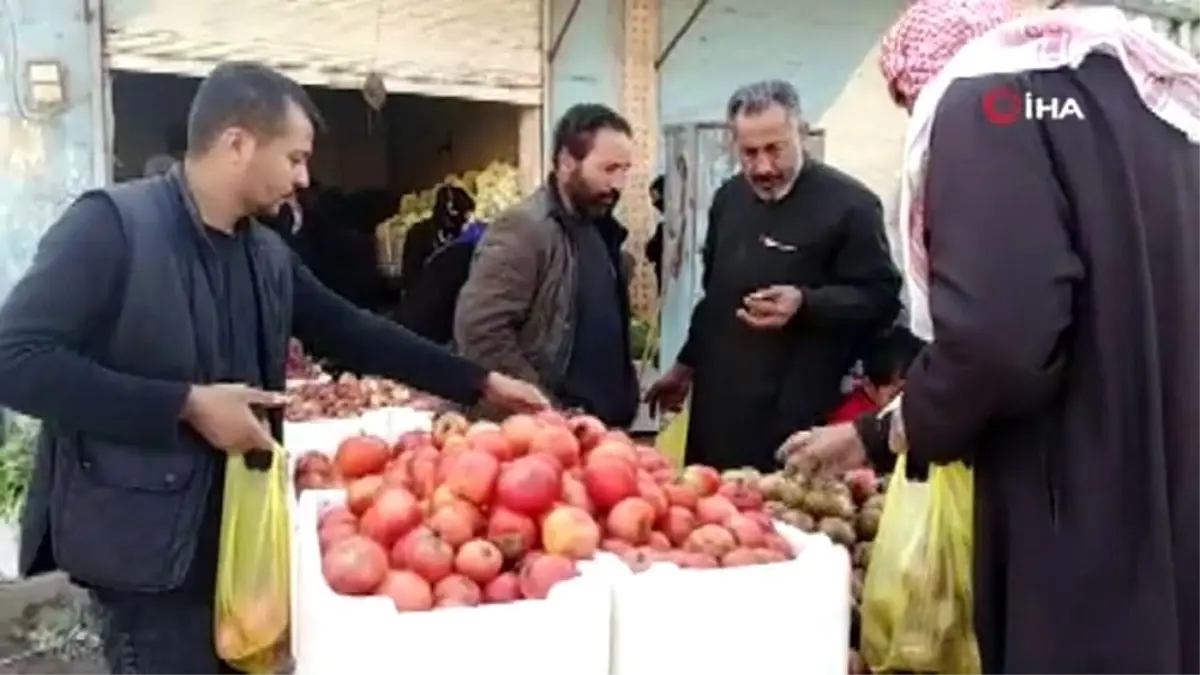 Tel Abyad sokaklarında tezgahlar kuruluyor