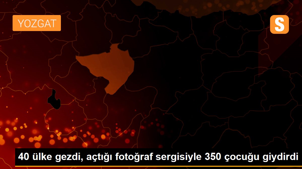 40 ülke gezdi, açtığı fotoğraf sergisiyle 350 çocuğu giydirdi