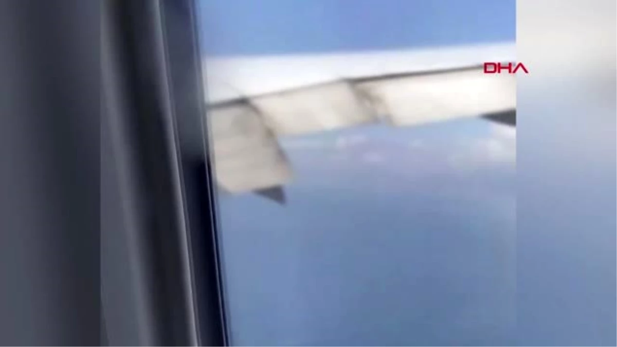 Abd\'de 347 yolcuyu taşıyan uçağın motoru havadayken alev aldı