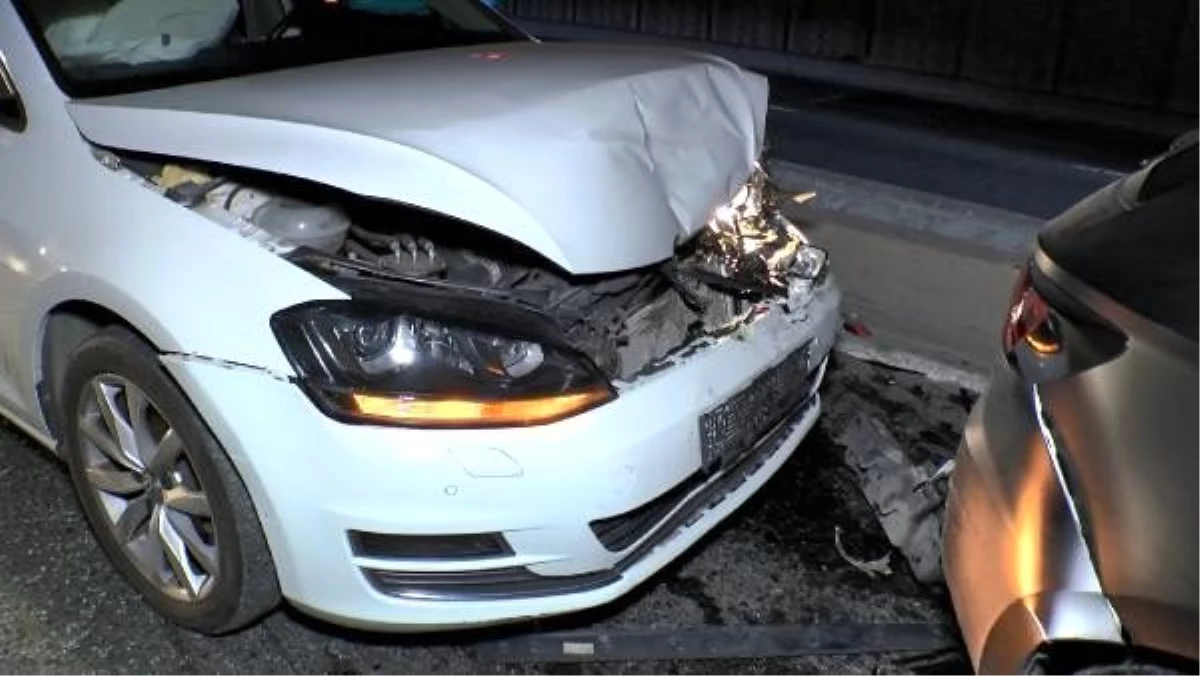 Başakşehir\'de zincirleme trafik kazası: 2 yaralı