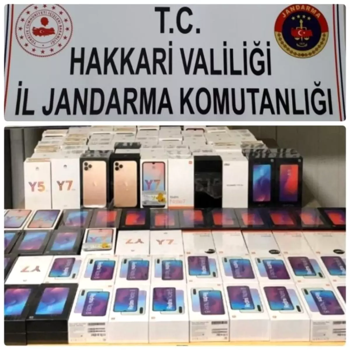 Derecik\'te cep telefonu kaçakçılığı