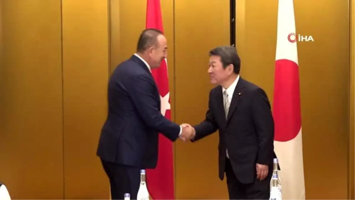 Dışişleri Bakanı Çavuşoğlu, Japon mevkidaşı Motegi ile görüştü