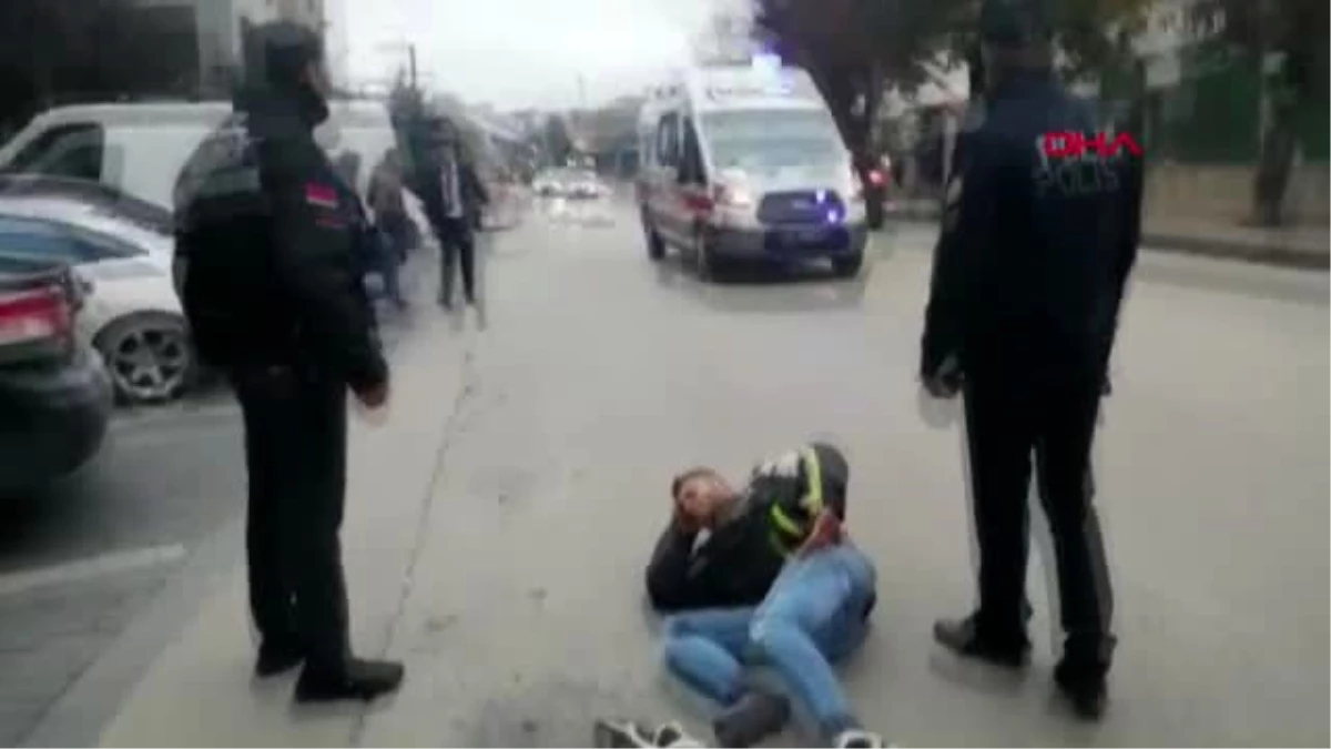 Edirne devrilen motosikletin kasksız sürücüsü yaralandı