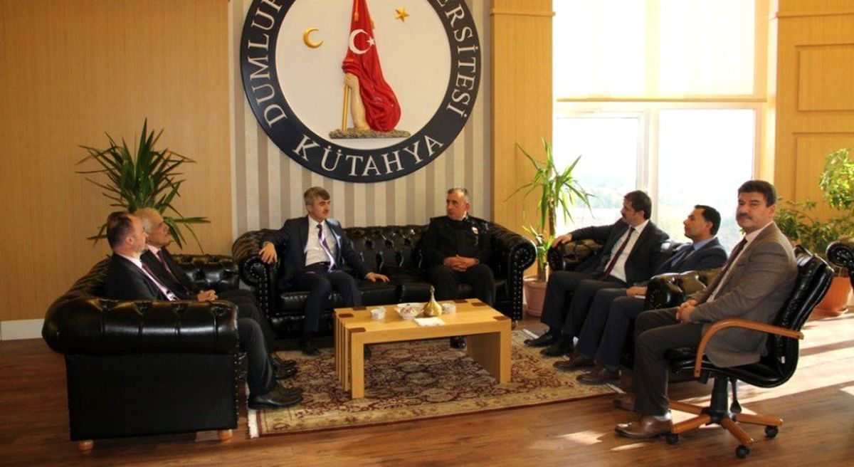 İl Emniyet Müdürü Koç ve Jandarma Komutanı Çekiç\'ten Rektör Uysal\'a ziyaret