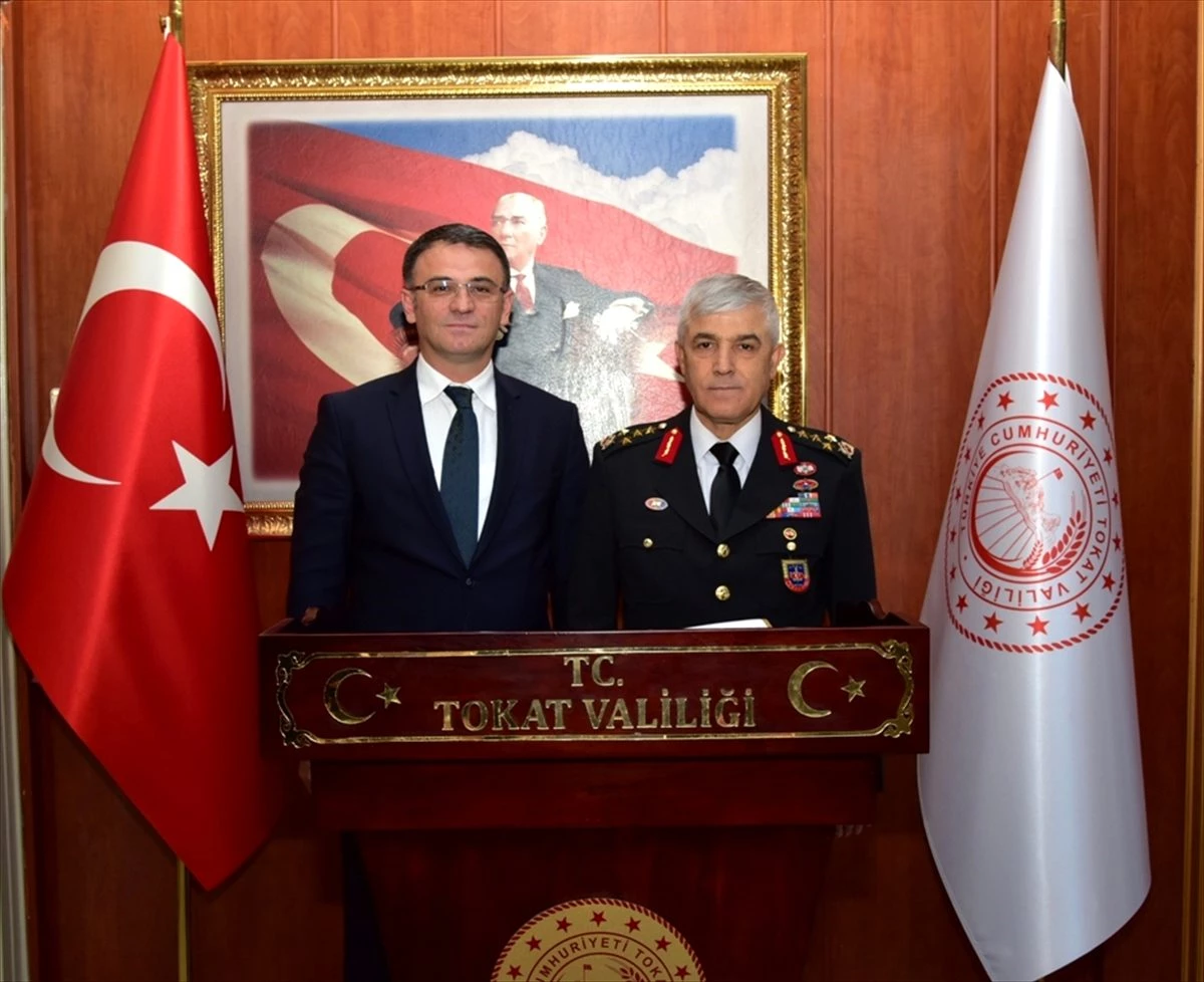 Jandarma Genel Komutanı Orgeneral Çetin, Tokat Valisi Balcı\'yı ziyaret etti