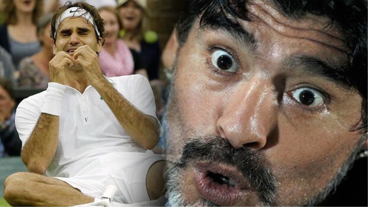 Maradona, Federer\'i ağlattı! O sözler...