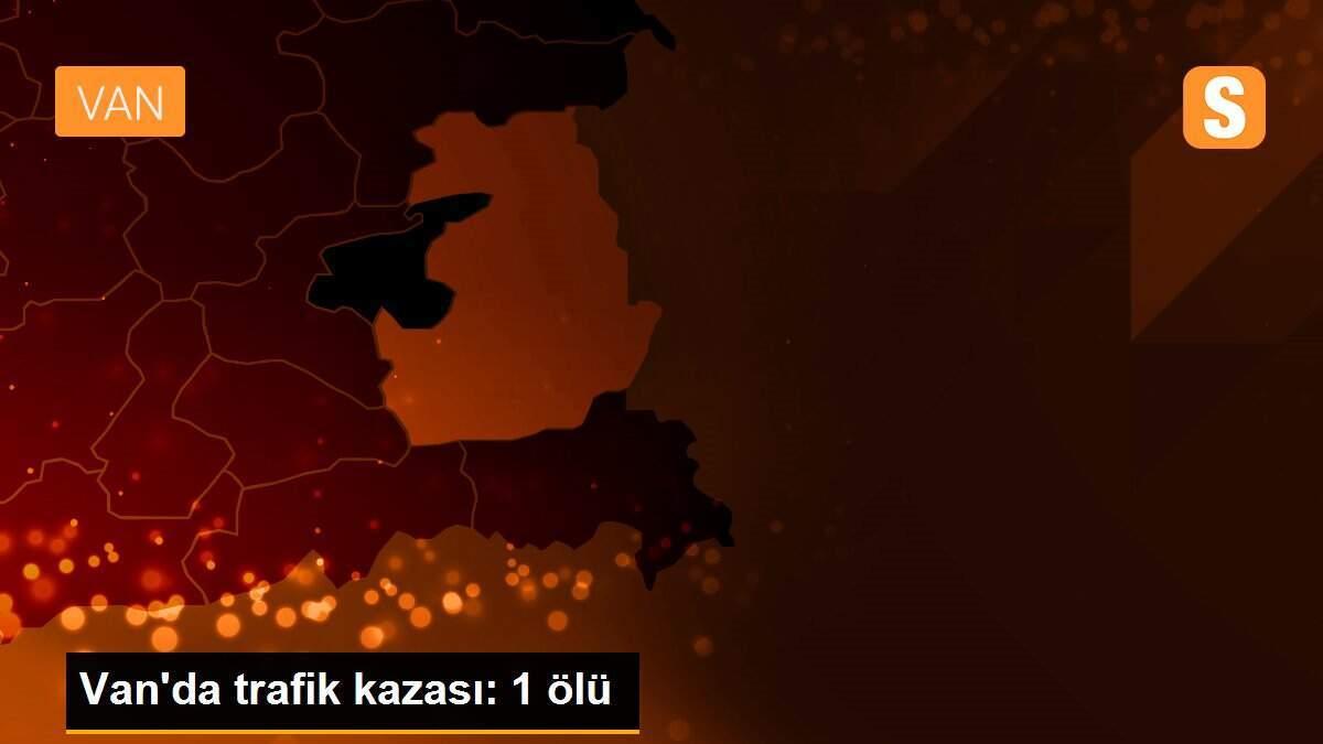 Van\'da trafik kazası: 1 ölü