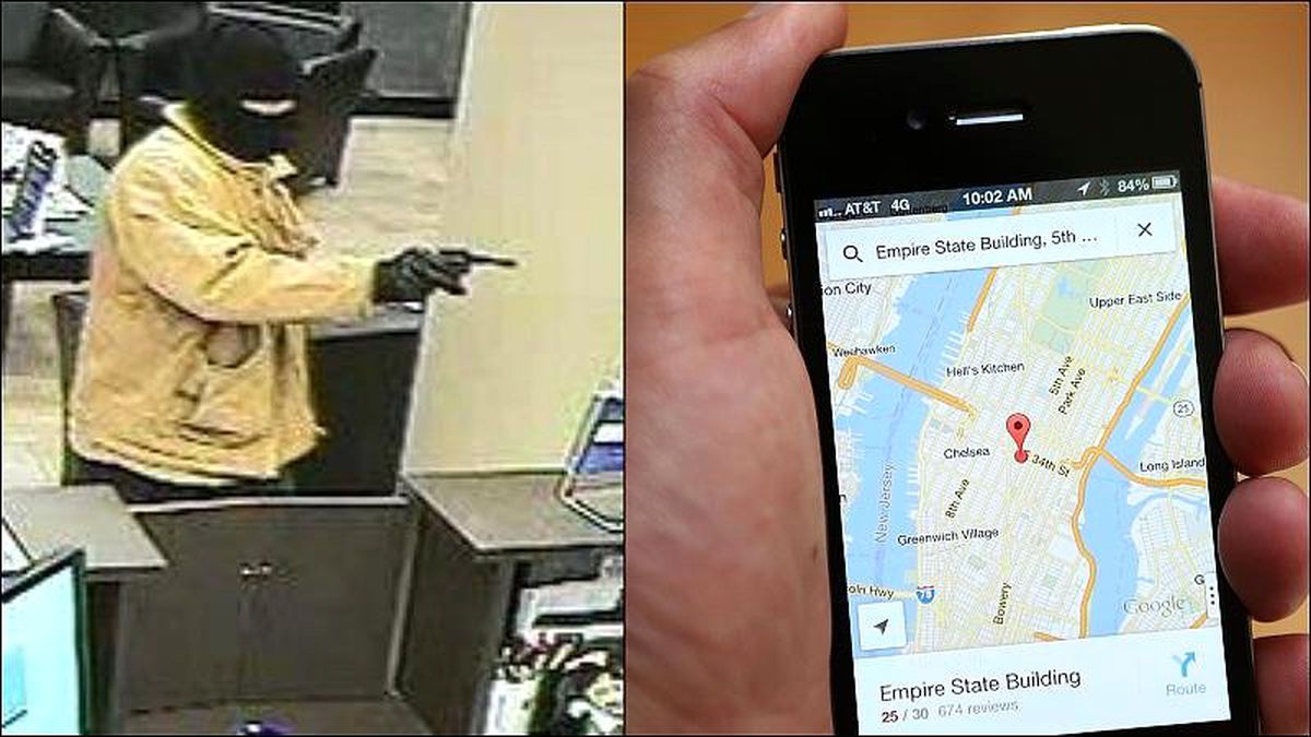 Yakalanan banka soyguncusu konum bilgilerini polisle paylaştığı için Google\'ı suçluyor