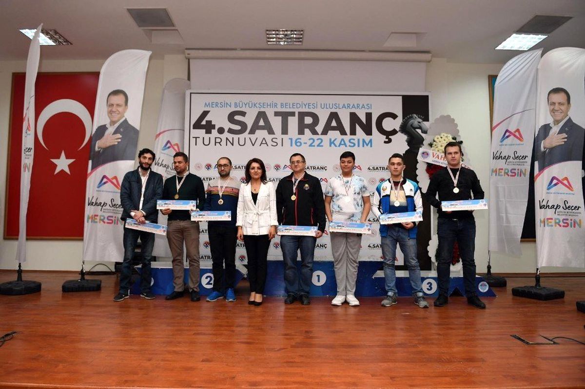 4. Uluslararası Mersin Satranç Turnuvası sona erdi
