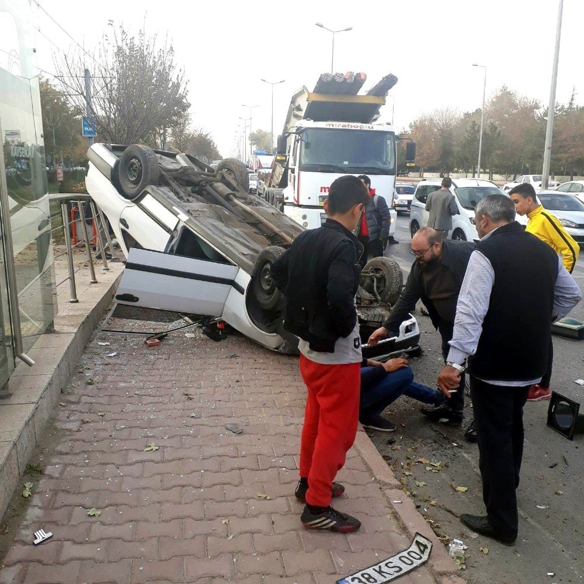Bu otomobilden sağ çıktı