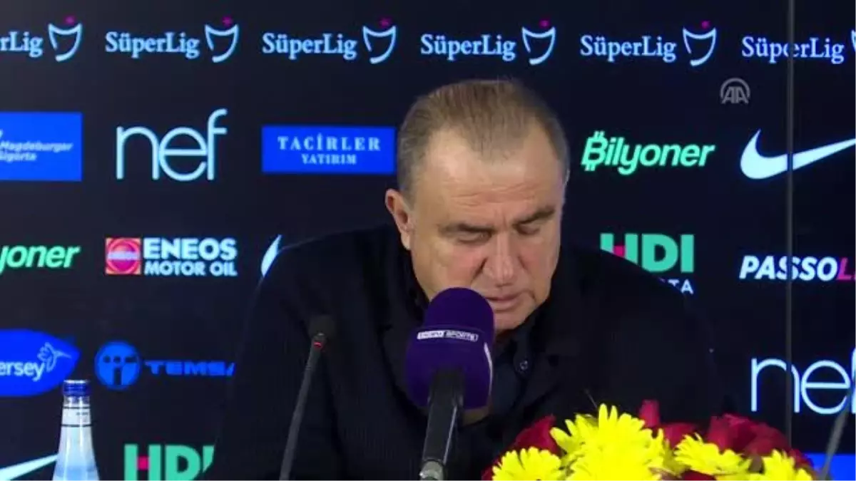 Galatasaray - Medipol Başakşehir maçının ardından - Fatih Terim (2)