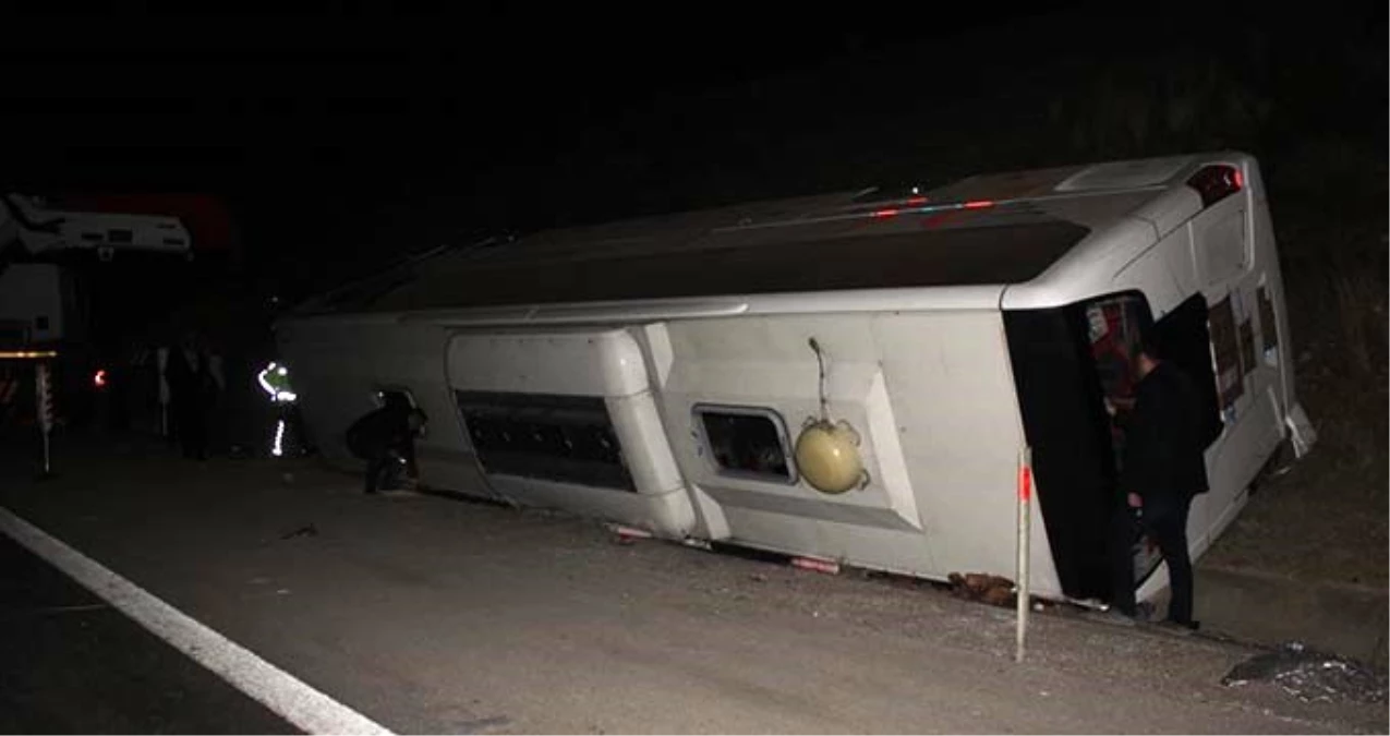 Osmaniye\'de yolcu otobüsü şarampole devrildi: 25 yaralı