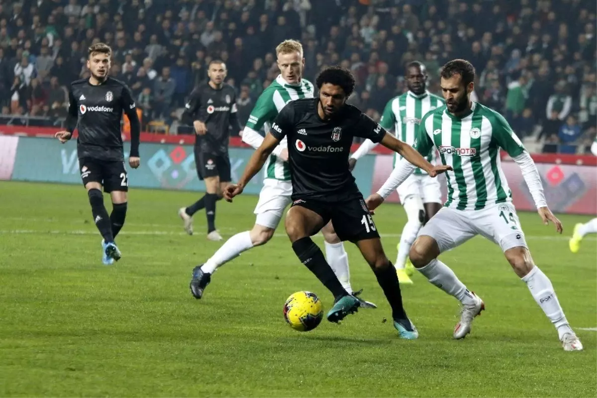 Süper Lig: Konyaspor: 0 - Beşiktaş: 0 (İlk yarı)