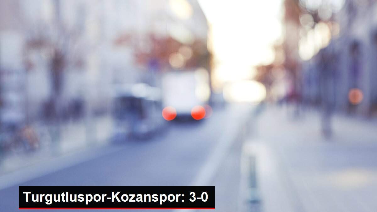 Turgutluspor-Kozanspor: 3-0