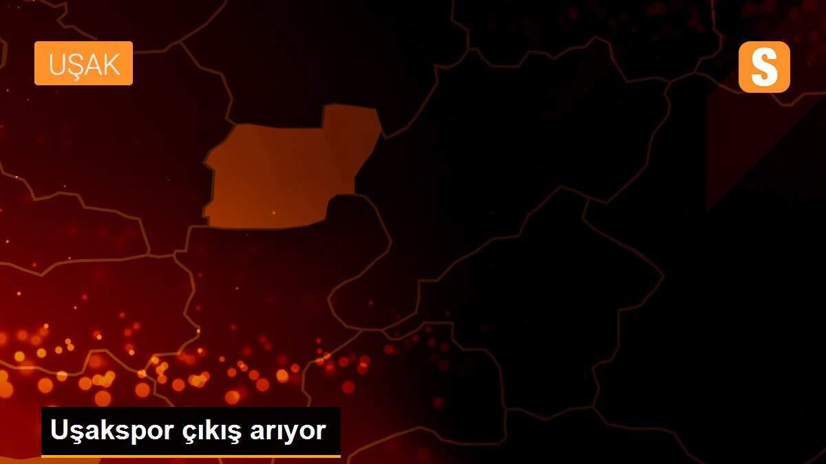 Uşakspor çıkış arıyor