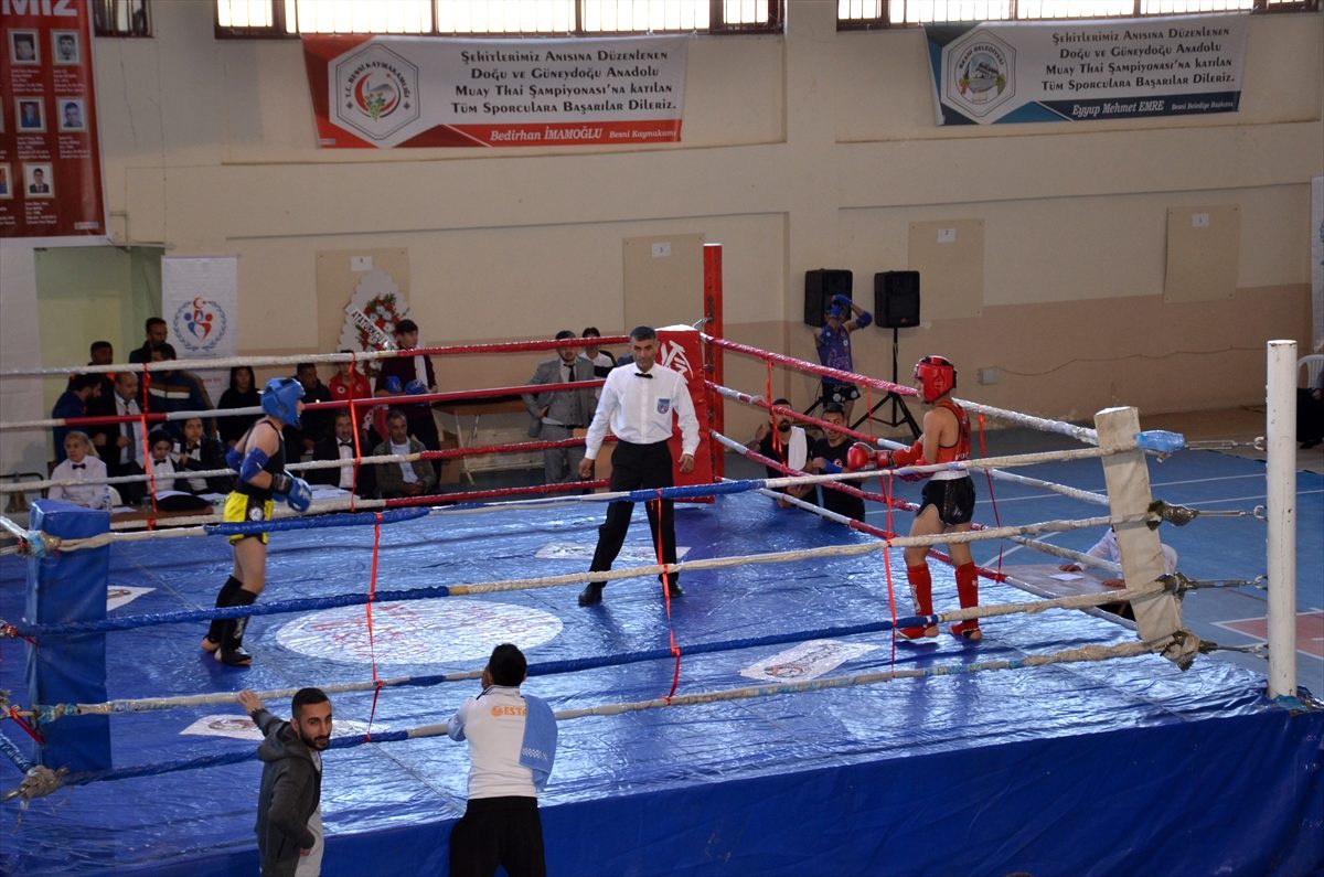 Adıyaman\'da şehitler anısına muay thai turnuvası düzenlendi
