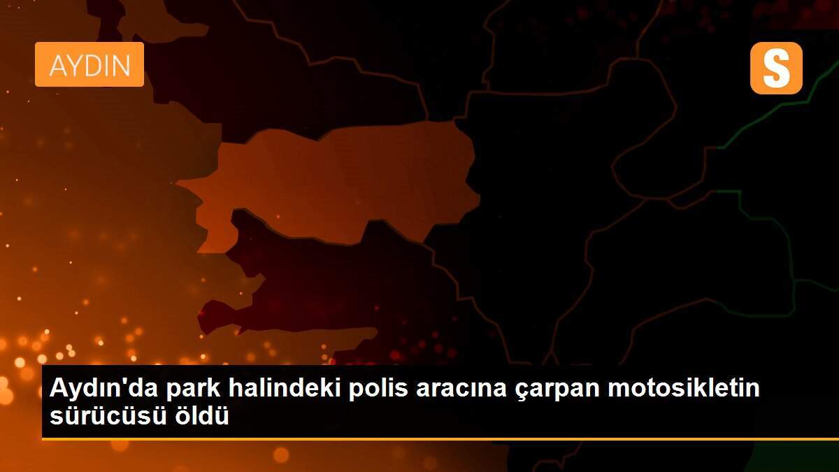 Aydın\'da park halindeki polis aracına çarpan motosikletin sürücüsü öldü